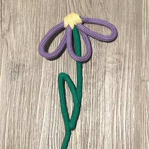 Knitted Wire Flower, Wire Art Decor, Wire Flower, Icord Flower, Customizable Flower, Forever Flower, Mothers Day Gift