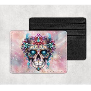 Porte-cartes crâne, 6 modèles au choix, joyaux, bijoux