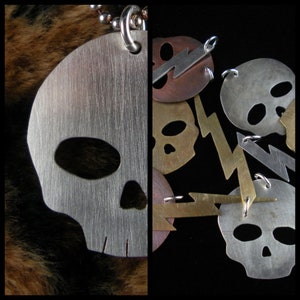 Sterling Silver Skull Pendant