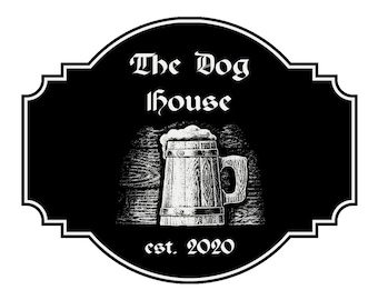 Personalised Beer Tankard Sign | Garden, Pub Shed, Home Bar Decor | Mancave Accessory | Family Name | Indoor & Outdoor | Father&#39;s Day Gifts