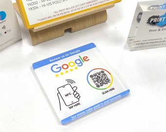 Machen Sie online auf sich aufmerksam: NFC-Plakette für sofortige Kundenbewertungen