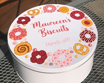 Lata de galletas personalizada / Envase para galletas a medida