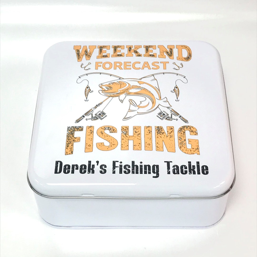 Personalised Fishing Tackle Tin | Fishing Accessories | Fishing Storage ...
