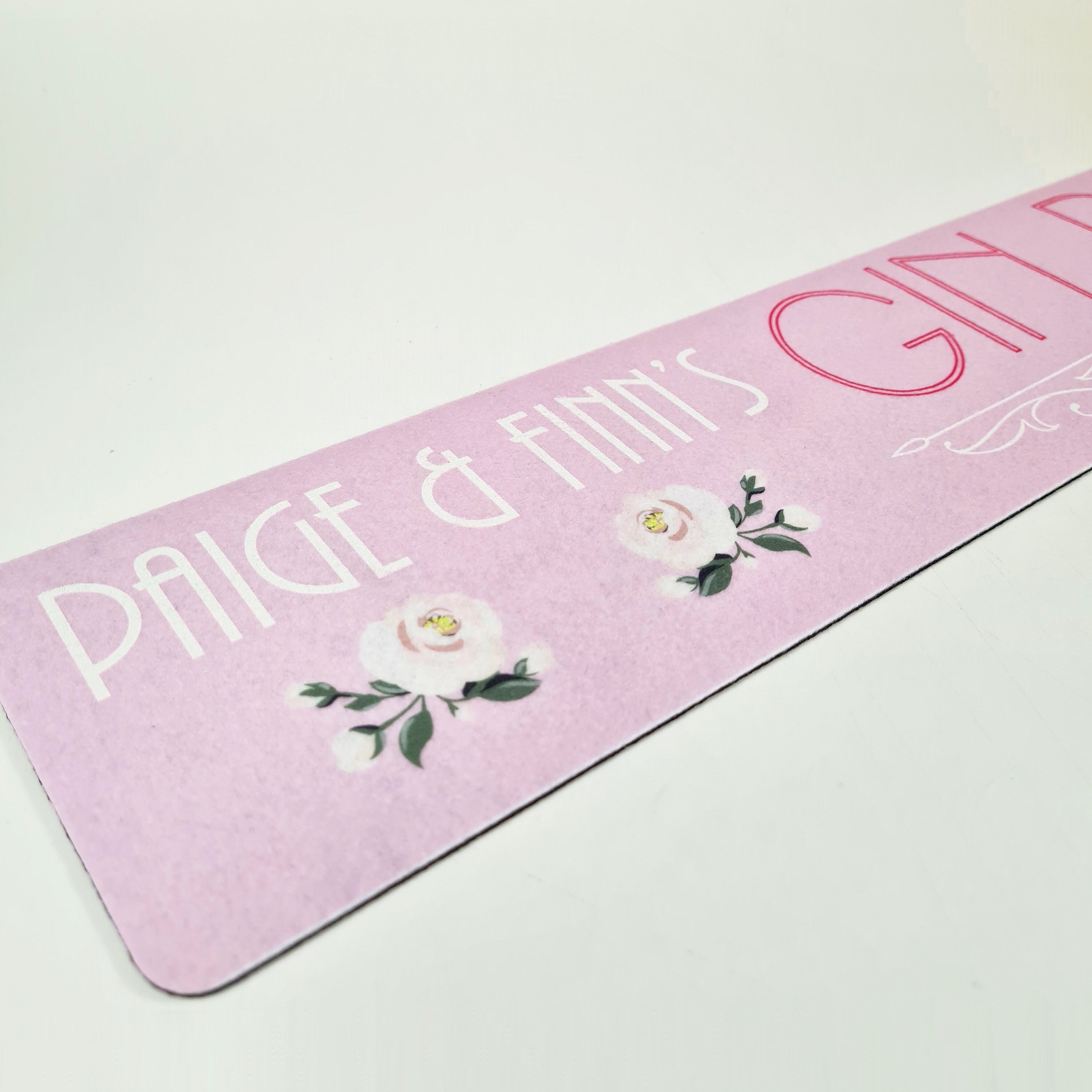 Personalised Elegant Bar Mat Home Bar Bar Accessories Etsy