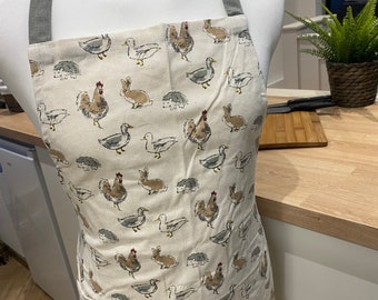 Personalised Cooking Apron, Country Animals Kitchen Apron, Mothers Day Personalised Gift, Cooking Apron, Personalised Name Cooking