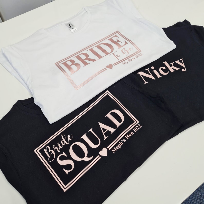 Personalised Hen Party Do T-Shirts | Bride To Be, Bridal Squad Tops, Tshirts, Shirts | Bachelorette Bridesmaid Clothing | Wedding Fun Gifts 