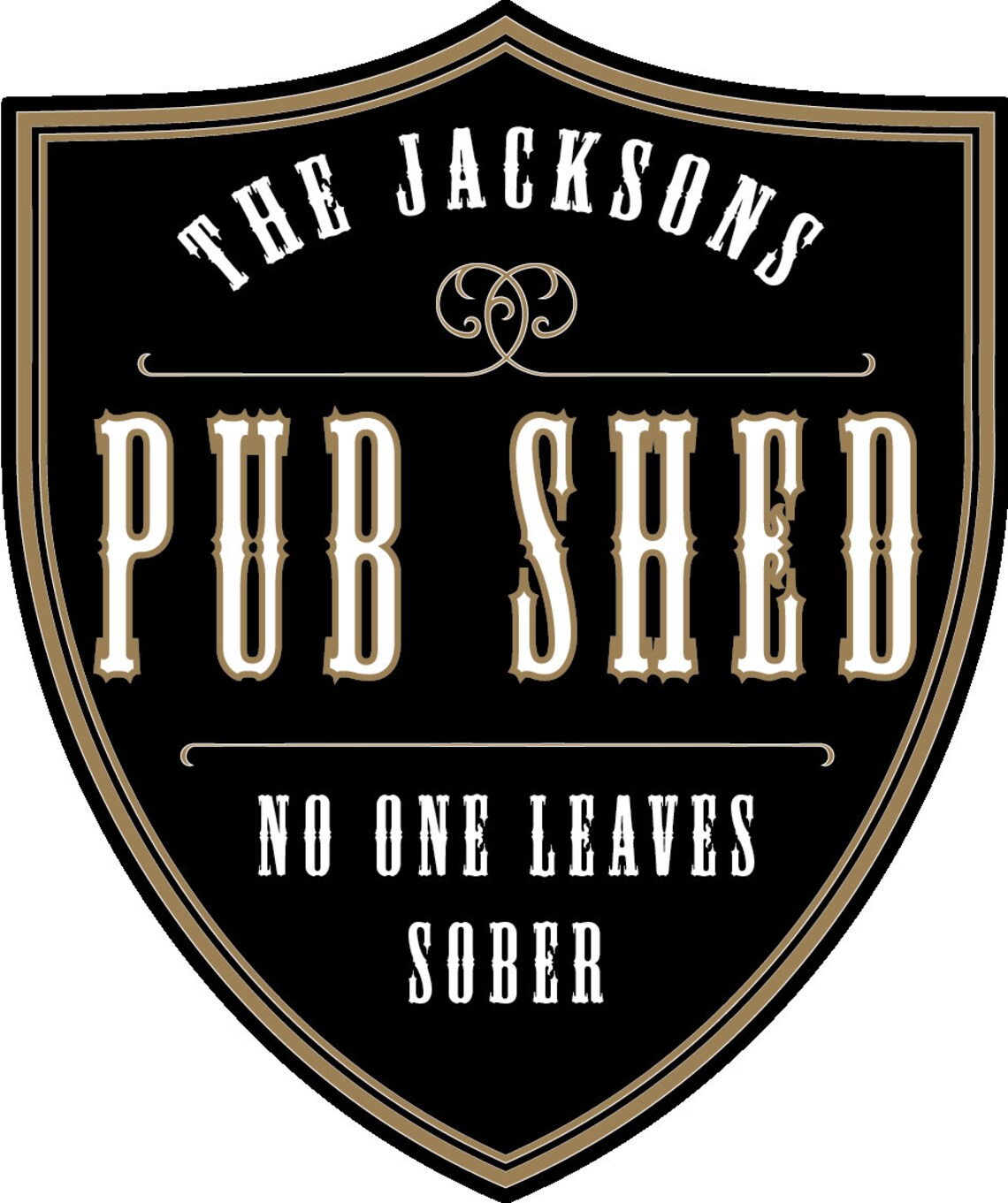 Personalised Pub Shed Sign Garden Pub Western Tavern Etsy