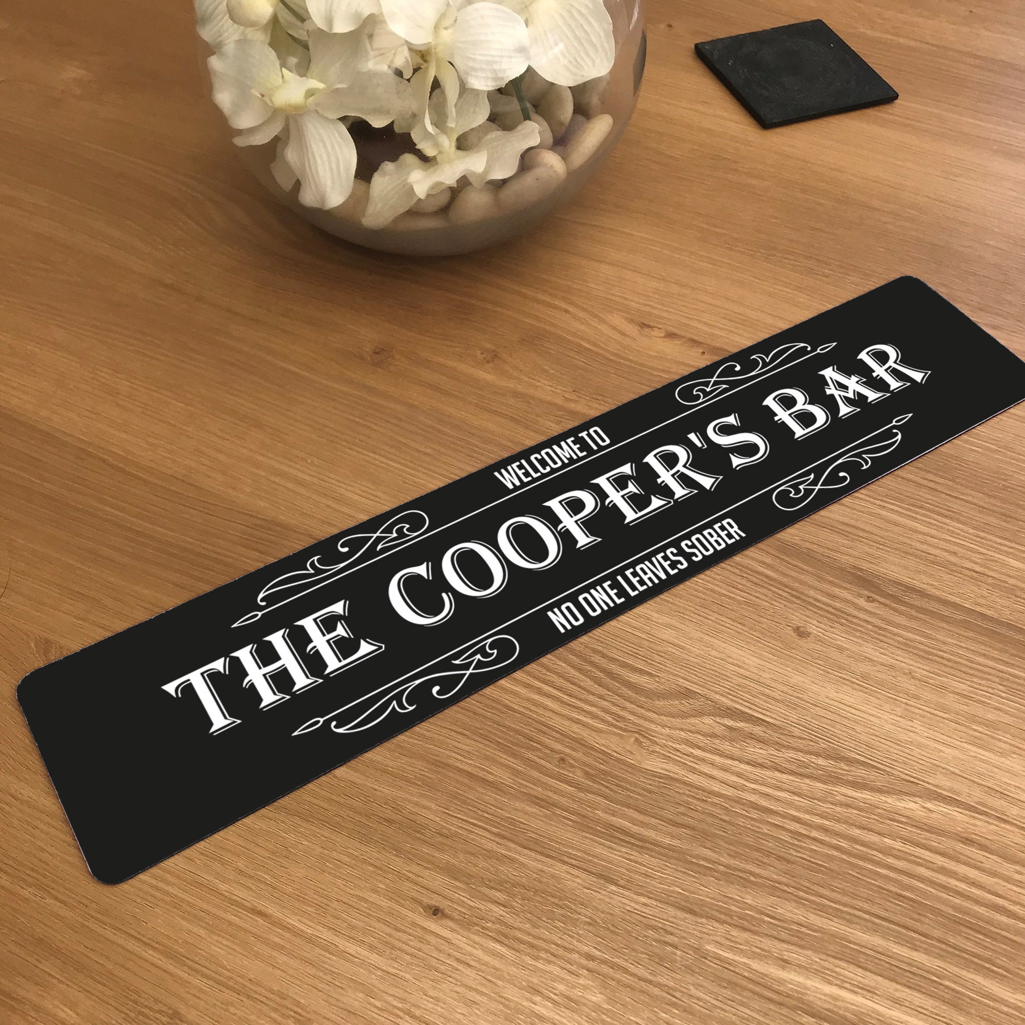 Export Rubber Bar Mat for Glasses with Custom Print Beer Drink Mat