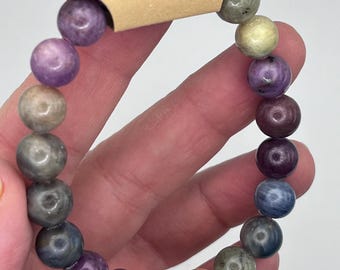 Ruby and Sapphire Crystal Bracelet: Gemstone Jewelry