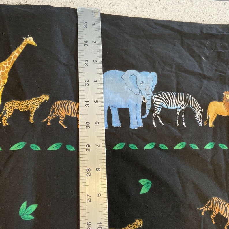 Jungle Safari Zoo Fabric Traditions Material Zebra Lion - Etsy