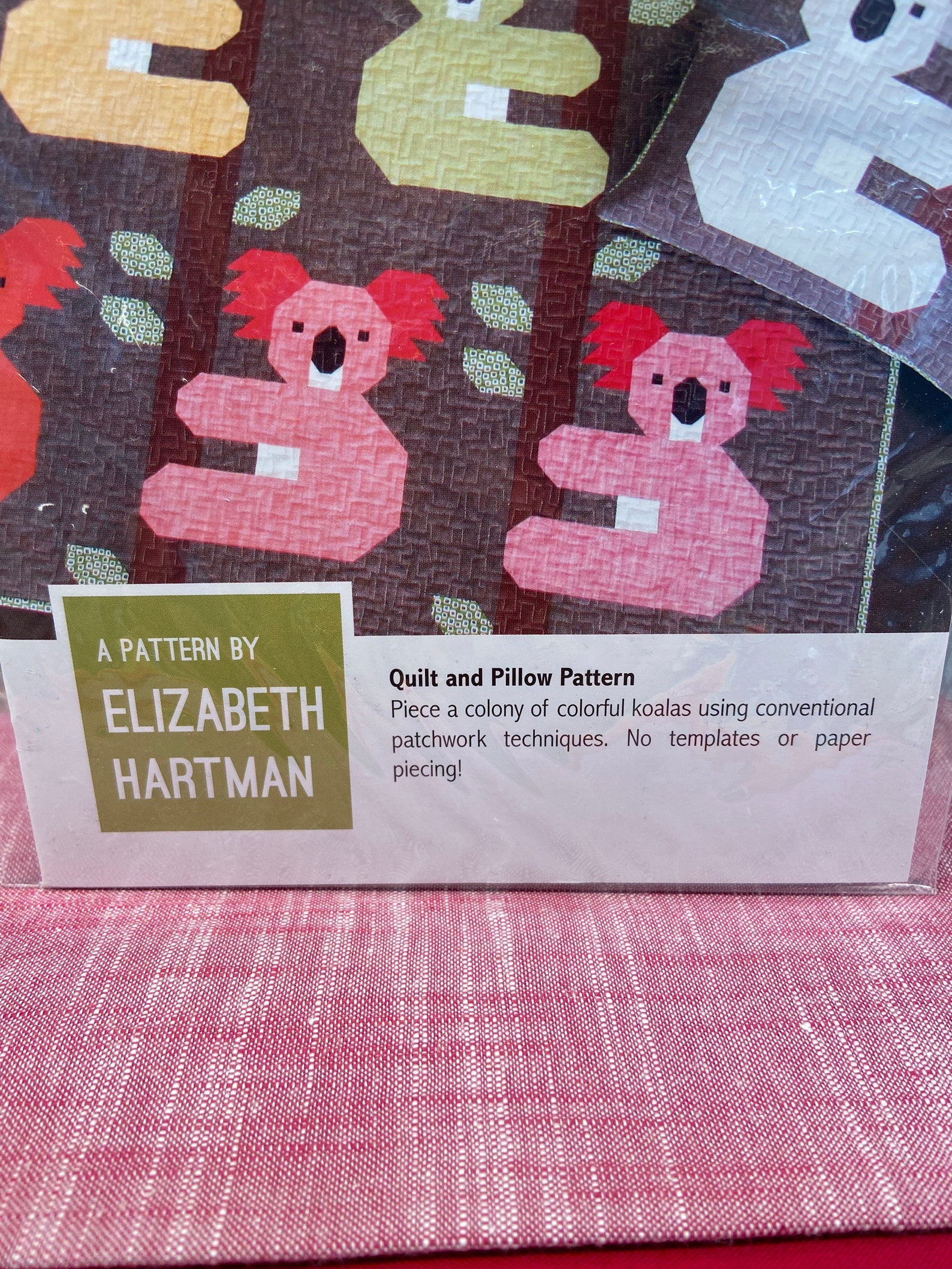 Koala Bear Elizabeth Hartman Quilt Kit Pattern Fabric Etsy