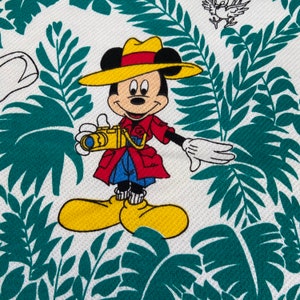 Disney Fabric Material Sweatshirt Minnie Mickey Donald Daisy Duck Safari Animals image 8