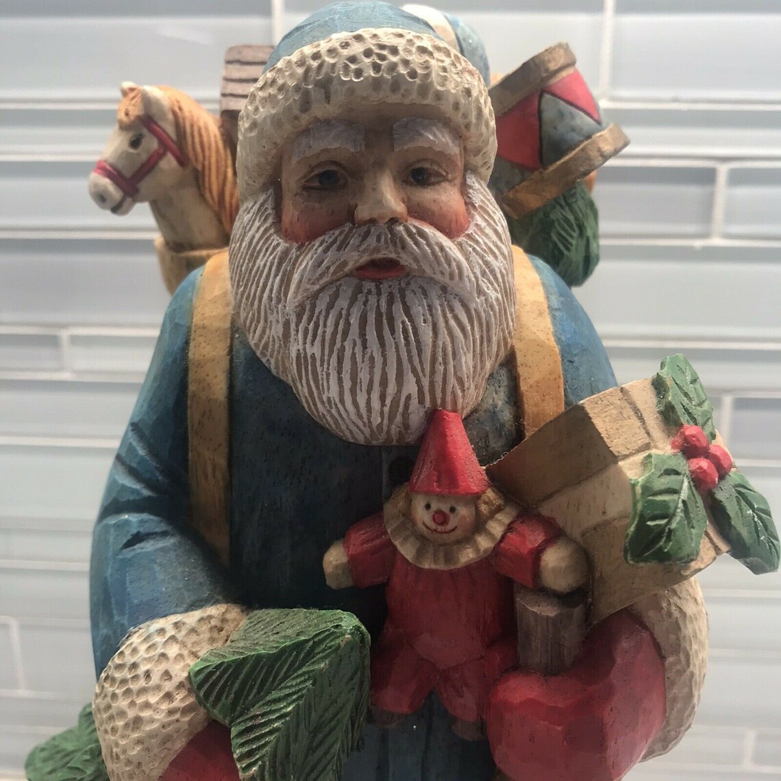 Kurt Adler Santas World Musical Carved 11 Have Yourself Merry Etsy Kurt adler santas world musical carved 11 have yourself merry etsy