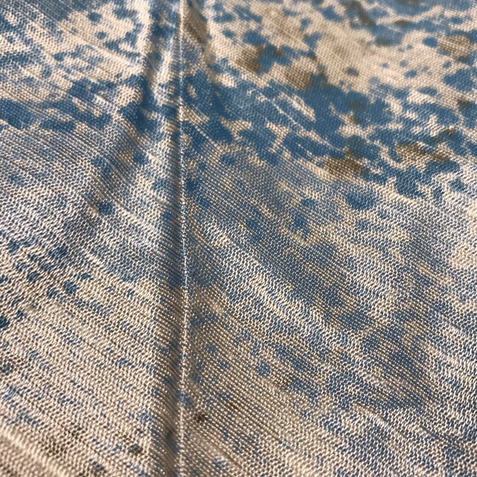 MCM Woven Fabric Material Splatter Blue Green Metallic Gold - Etsy