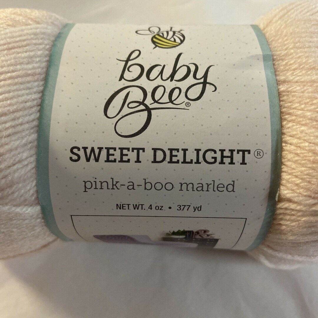 Hobby Lobby Baby Bee Sweet Delight Yarn Pink A Boo Marled 4 Oz 377