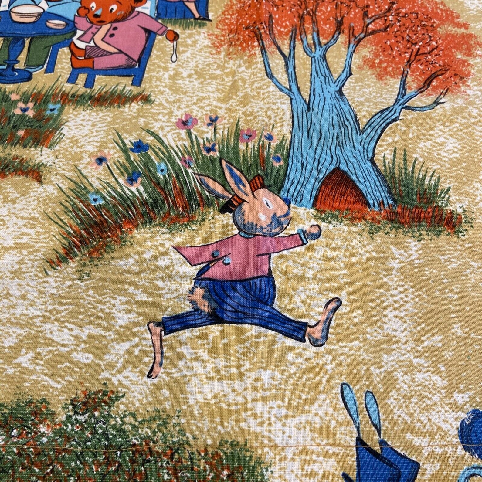 Fairy Tale Nursery Rhyme Cafe Curtain Fabric Material Cutter Etsy