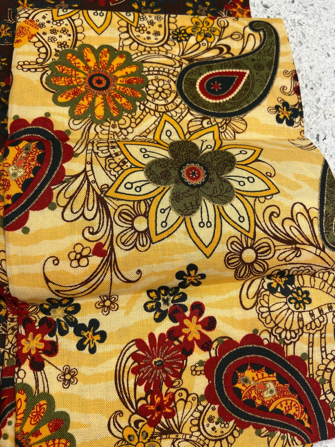 Joann Fabric FQ Fat Quarter Metallic Bundle 2 Set of 5 Floral Etsy