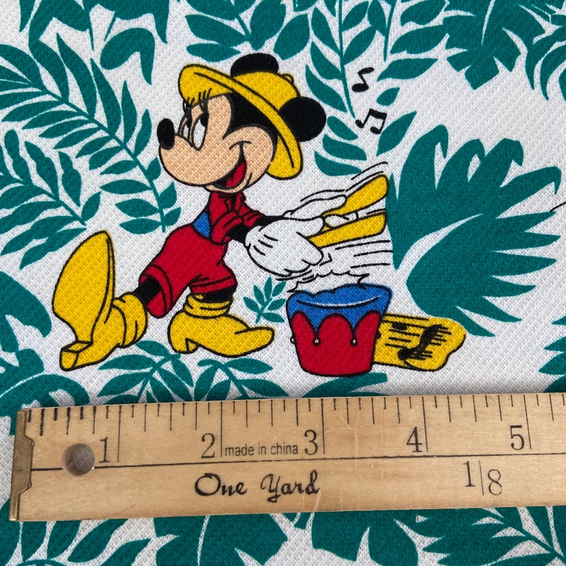 Disney Fabric Material Sweatshirt Minnie Mickey Donald Daisy Duck Safari Animals image 3