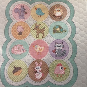 Baby Hugs Little Sports Quilt Kit (stamped cross stitch kit)