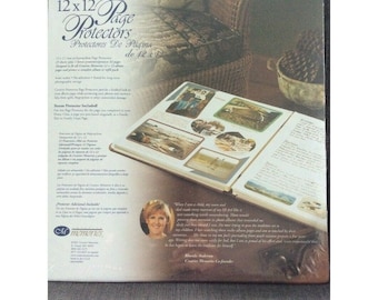 Creative Memories Page Protectors 12" X 12" 16 Sheet 32 Page New Sealed 2001