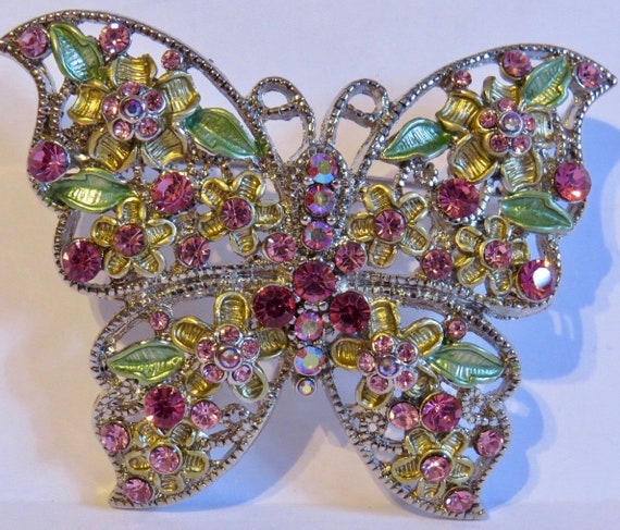 Exquisite huge dramatic multi coloured stones emb… - image 2