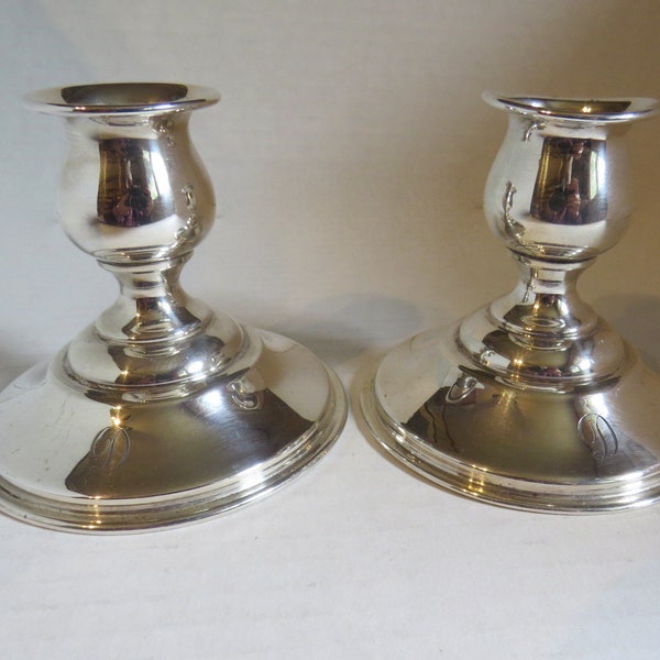 Sterling Silver Candle Holders Etsy