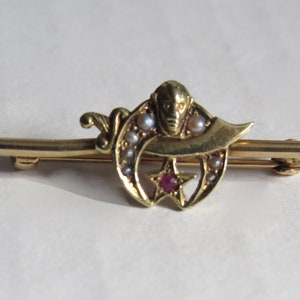 Rare find 14k vintage Shriner&#39;s pin