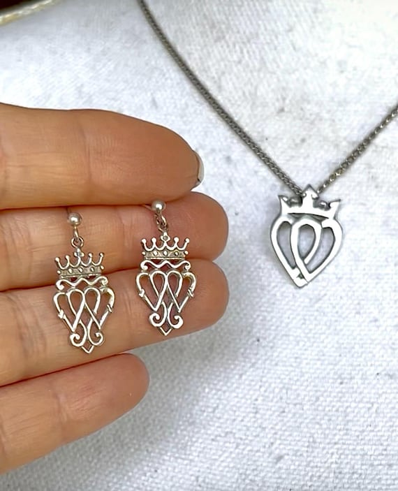Earrings + necklace: Queen Mary Luckenbooth Earrings, Scottish Wedding, Studs