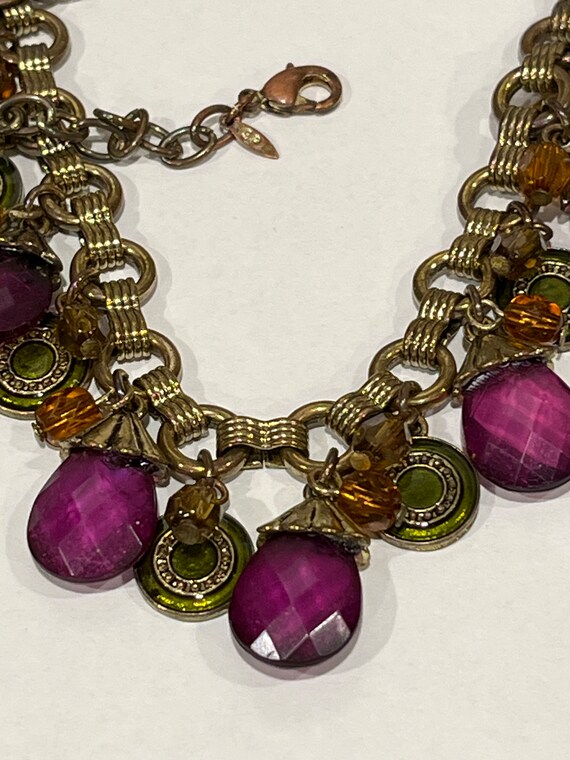 Vintage AVON lovely charm necklace choker - image 6