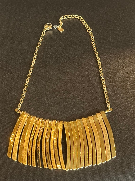 RLM Robert Lee Morris Soho Necklace Gold Color Necklace Etsy