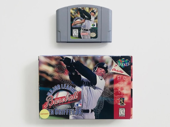 Original Nintendo 64 Major League Baseball Game in Box Ken -