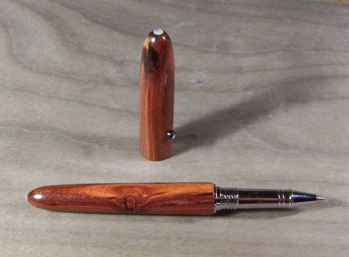 Stylo Plume Laqué En Forme De Cigare (style Meisterstück) - Noir - Neuf Sans Emballage
