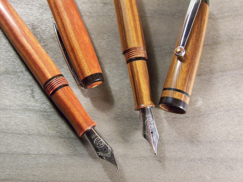 Allwood Kitless Fountain Pen in Exotic Wood Etsy