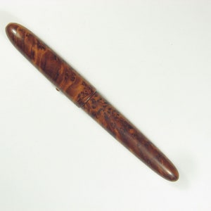 Stylo-plume ou roller en bois, forme en cigare avec bouton d'arrêt image 7
