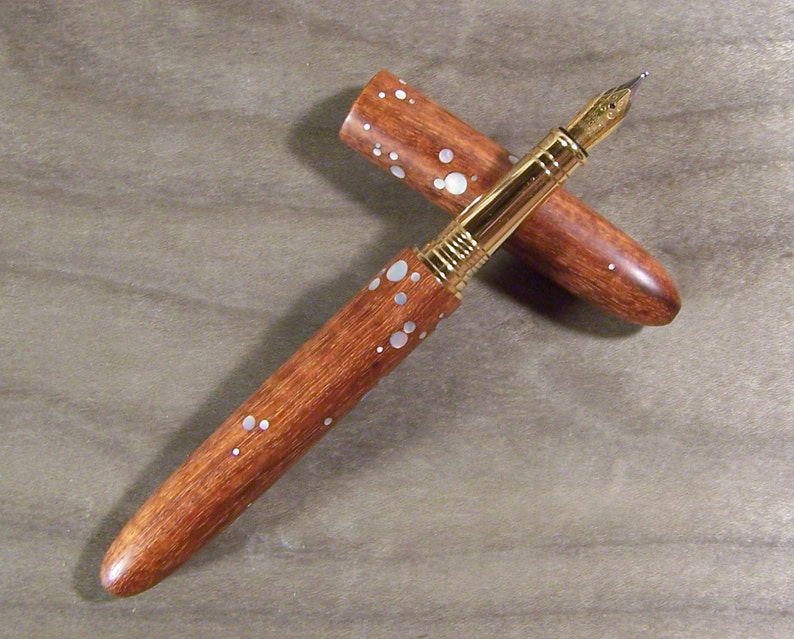 Fountain Pen Made of Blackwood or Rosewood and Etsy UK