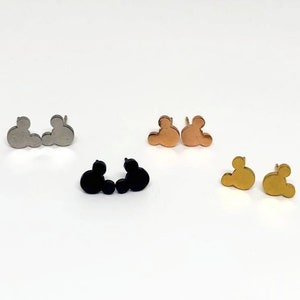 Mickey Head Disney Dainty Stud Earrings