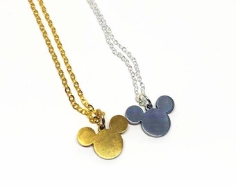 Mickey Head Dainty Necklace