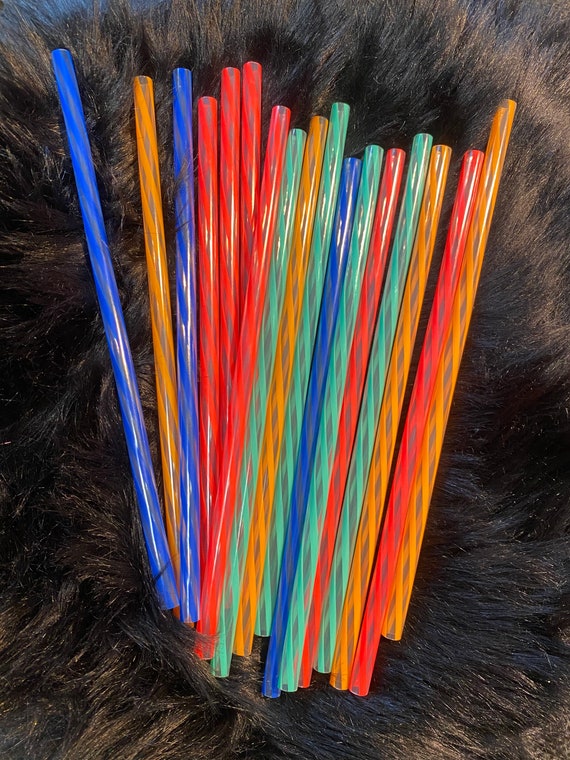 Plastic Reusable Straws 11 Inch 