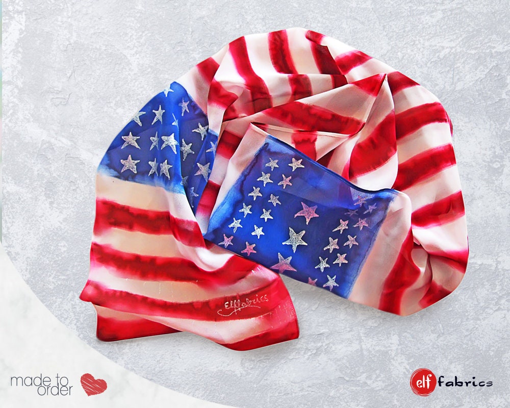 American Flag Silk Scarf – National Archives Store