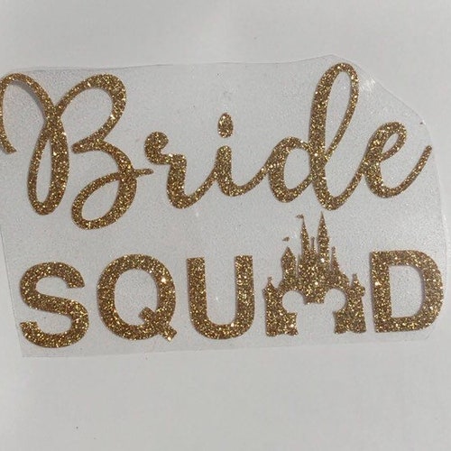 bride squad iron on