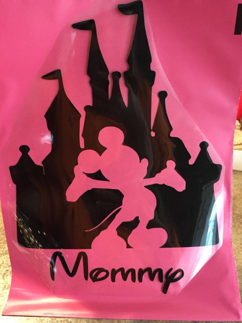 Disney Iron on Vinyl Iron on Decals Disney Decals for Etsy