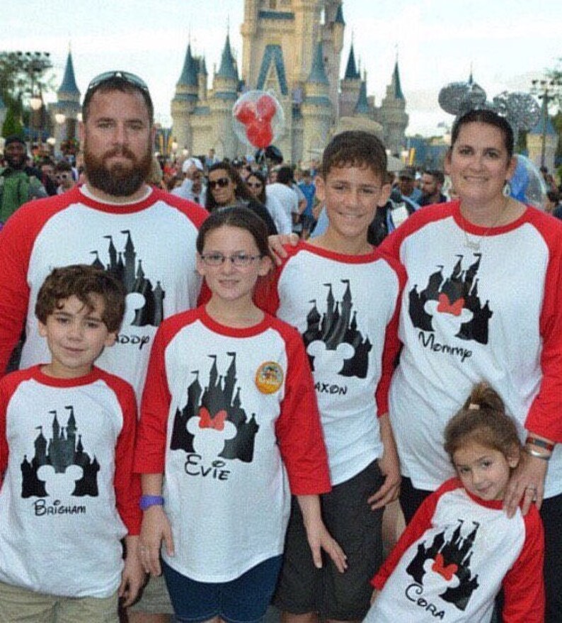 Disney Castle Iron on Transfer for Shirts Disney Family Etsy