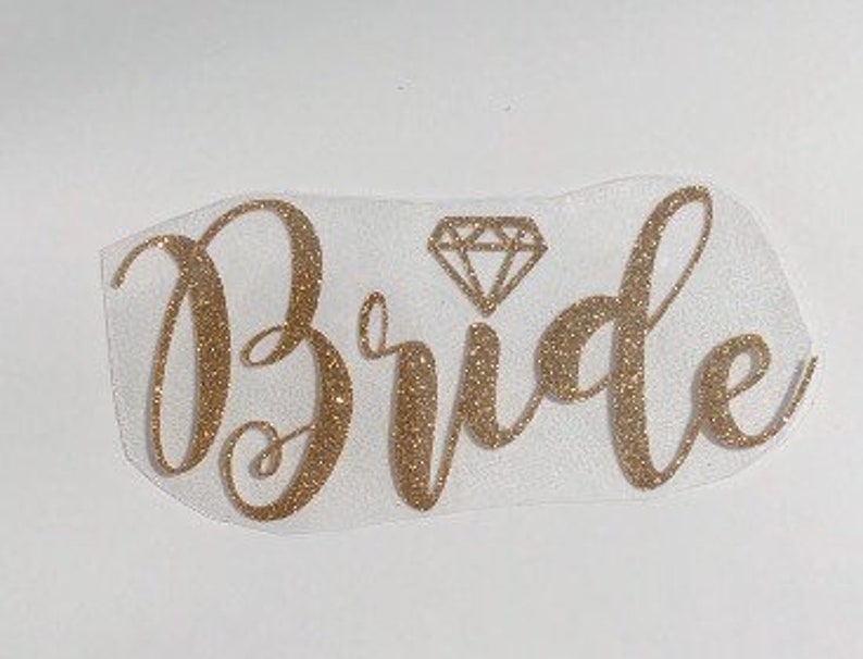 Bride Iron on Transfer Wedding Iron On Transfer Bride Tribe Transfer for Shirt Bride Squad Iron on