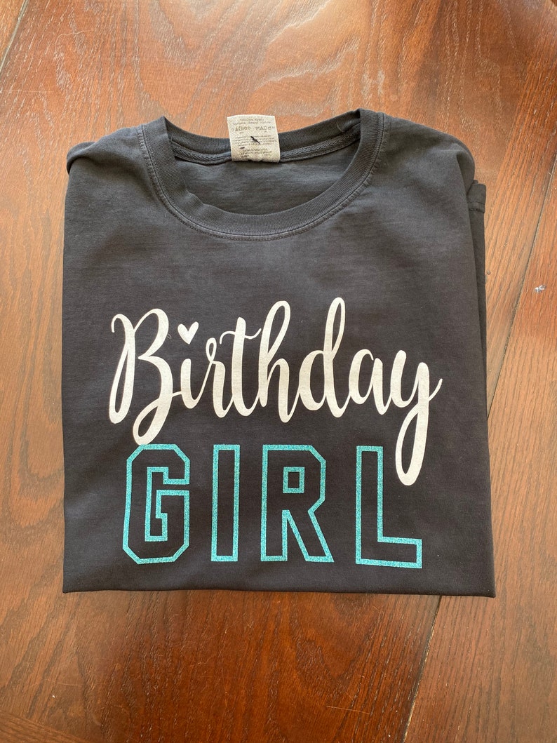 Birthday Girl Iron on Transfer Birthday Squad Iron On Decal Etsy