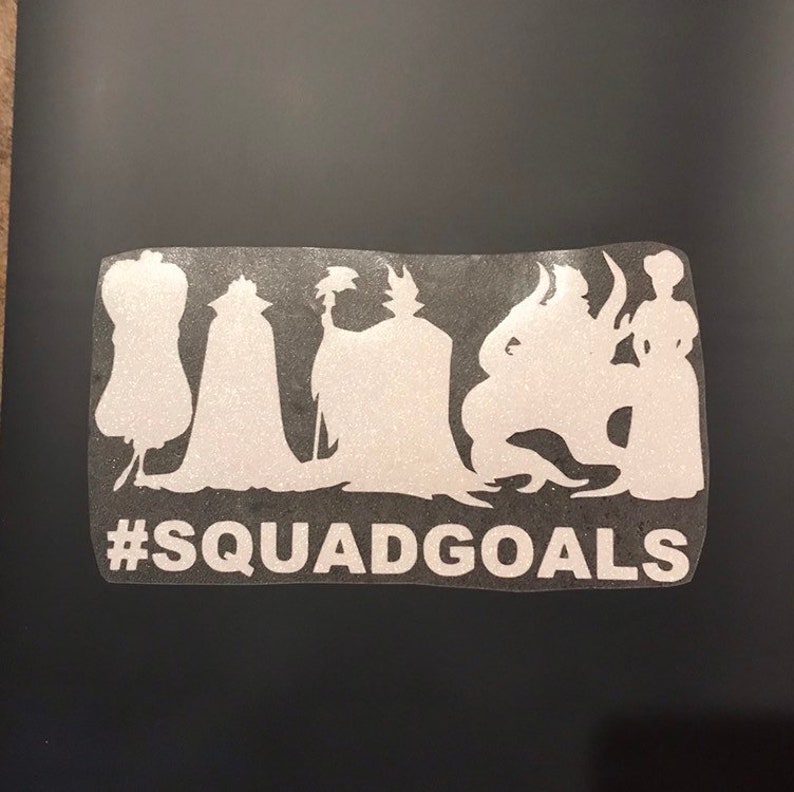 Disney Villain Squad Goals Iron on Transfer for Shirts Etsy