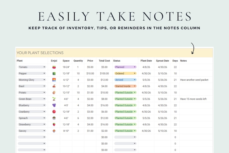 Garden Planner With Plant Companion Guide, Garden Budget, and Garden ...
