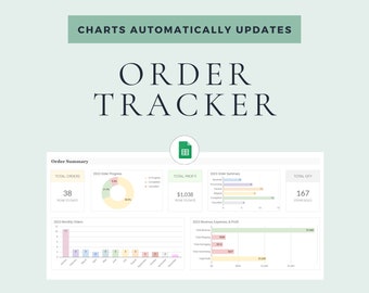 Order Form Template Google Sheets Excel Template Business Tracker Inventory Tracker Sales Tracker Order Tracker Price List Template