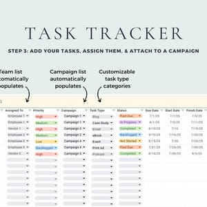Marketing Planner, Marketing Tracker, Marketing Timeline, Google Sheets Template, Marketing Calendar, Content Calendar, Content Planner, Podcast Planner, Campaign Tracker, Excel Spreadsheet, Excel Template, Social Media Content Planner, Digital Content Scheduler, Digital Content Planner Spreadsheet, Monthly Content Spreadsheet, Project Tracker, Project Management, Gantt Chart, Marketing budget, Marketing strategy, Yearly marketing planner, Marketing calendar, Marketing Budget Template