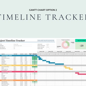 Project Tracker With Project Timeline, Gantt Chart, and Task Tracker ...