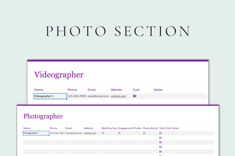Event Planning Google Sheets Excel Template Event Planner Party Planner